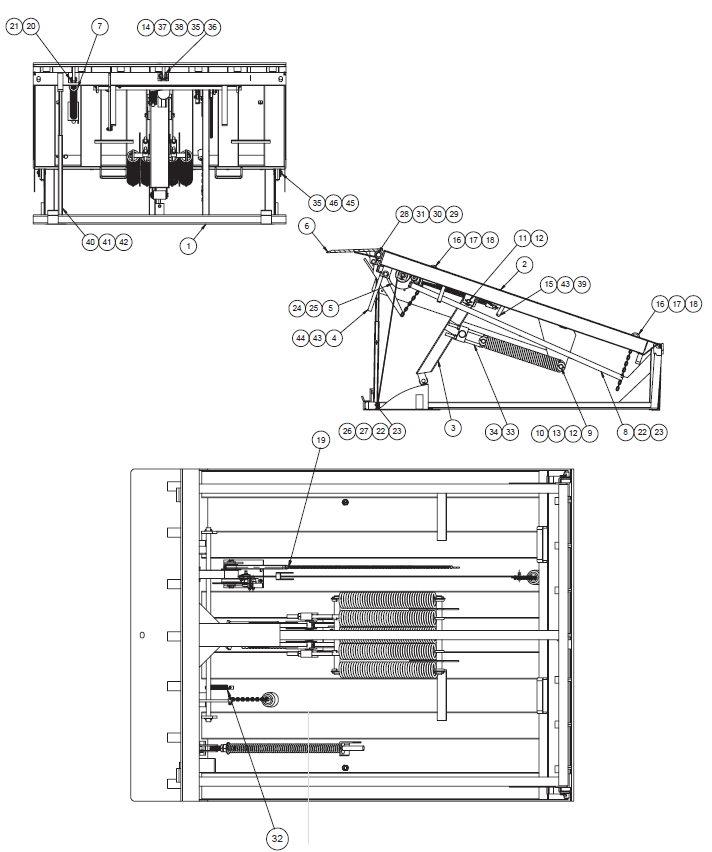 DOCK GENERAL ASSEMBLY COMPONENTS