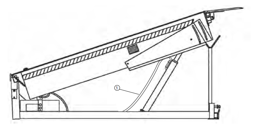 DECK LIFTING CYLINDER - HOSE All Capacity