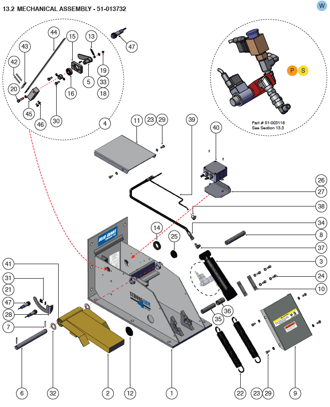 MECHANICAL ASSEMBLY - 51-013732
