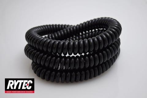 Cable espiral RYTEC 4 hilos 36" negro